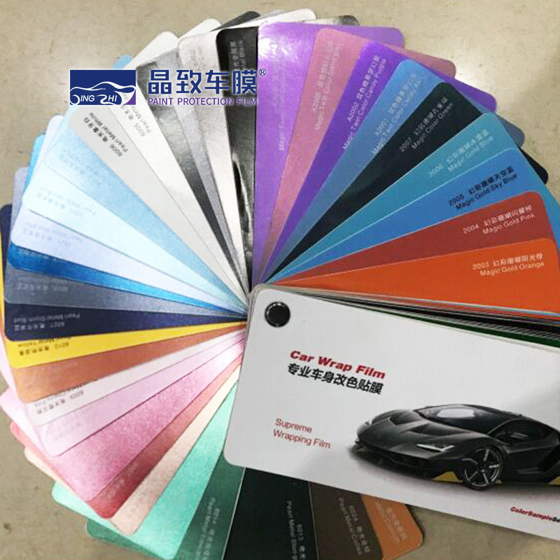 OEM Çok Renkli Vinil Araba Sarma Örnek Kitap Pratik Hafif