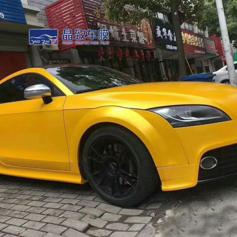 Süper Parlak Metal Şampanya Altın Araba Vinil Wrap Araba Sarma Renk Değiştirme Filmi