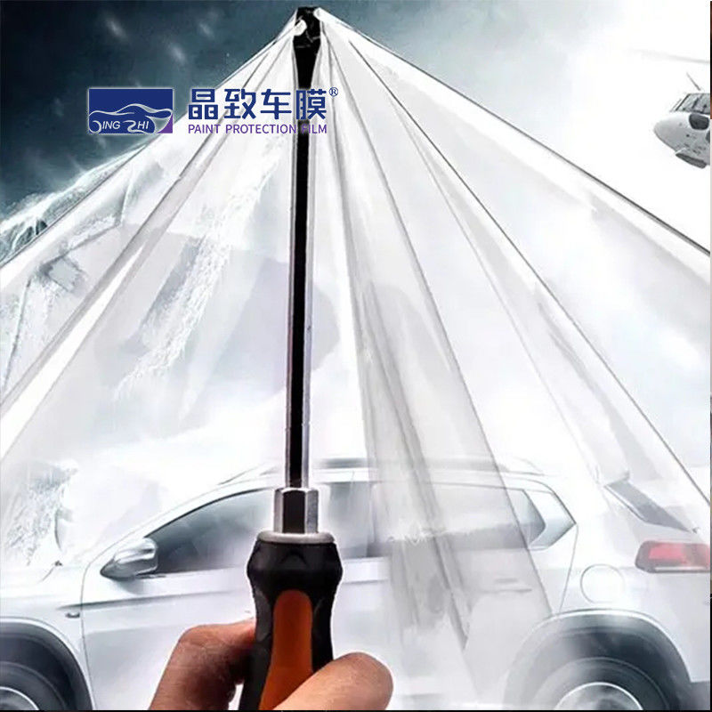 En kaliteli kendi kendini iyileştiren ppf film rulosu 1.52x15m şeffaf TPH TPU otomotiv filmi hidrofobik araba boyası koruma filmi